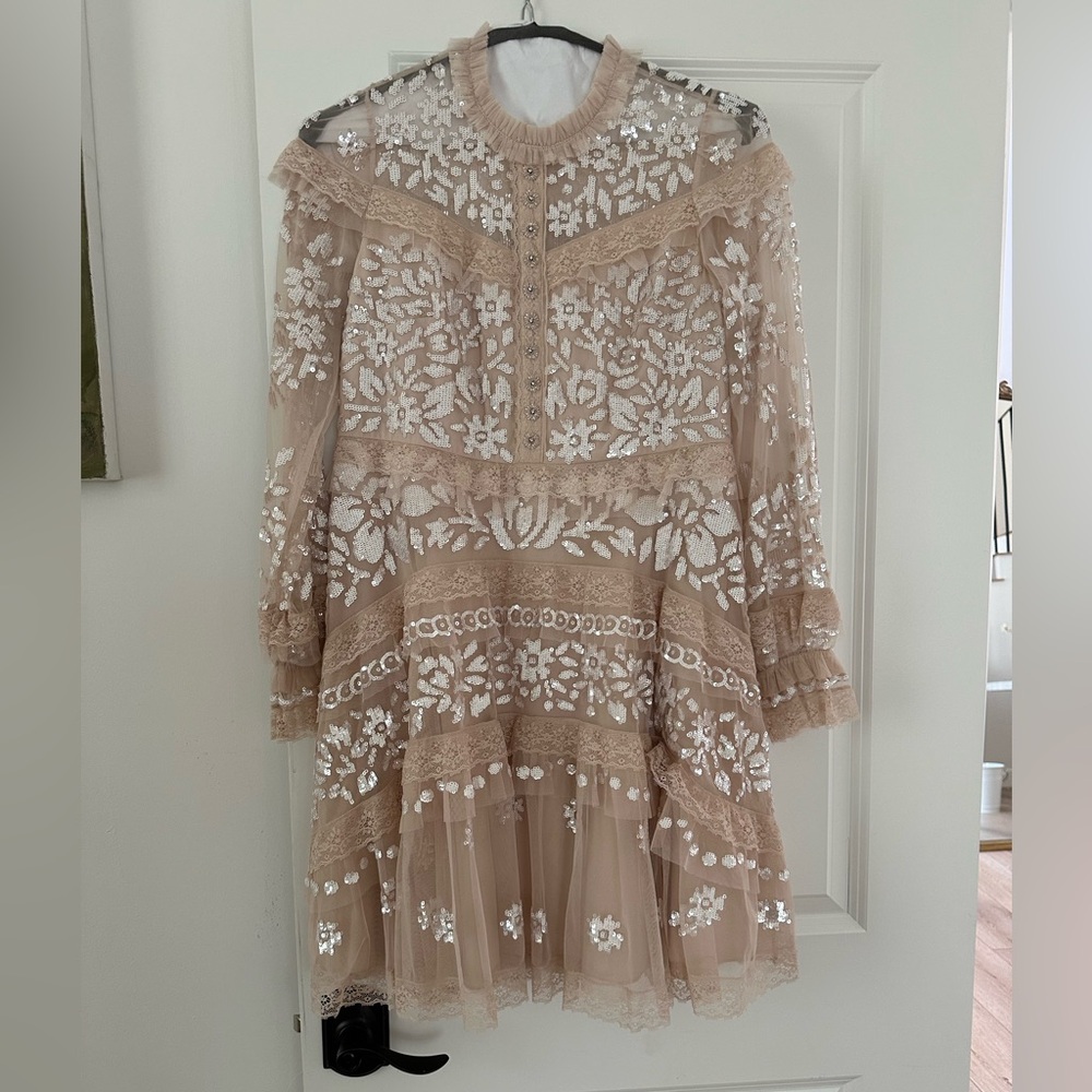 Needle and thread sequin dress size 4
